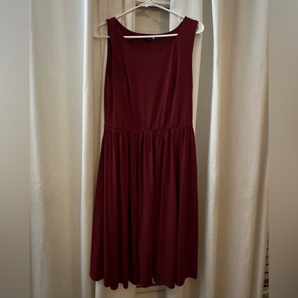 Burgundy ModCloth Dress - L